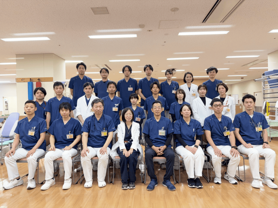金沢大学附属病院リハビリテーション部の集合写真